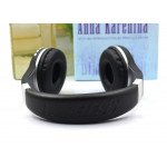 Wholesale LCD Display HD Wireless Bluetooth Stereo Headphone 471 (Black)